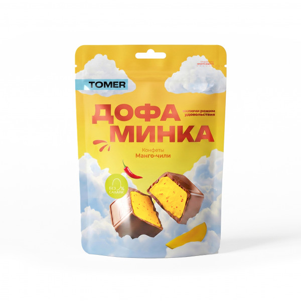 №2 Фабрика Томер   Дофаминка Конфеты Манго-Чили, 125г  в Майкопе