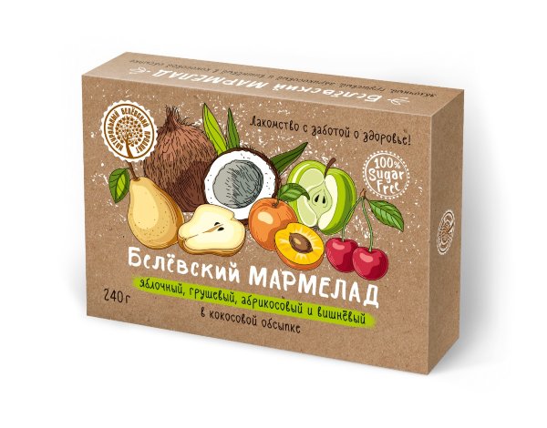 №2 Мармелад белевский на фруктозе 240г  в Майкопе