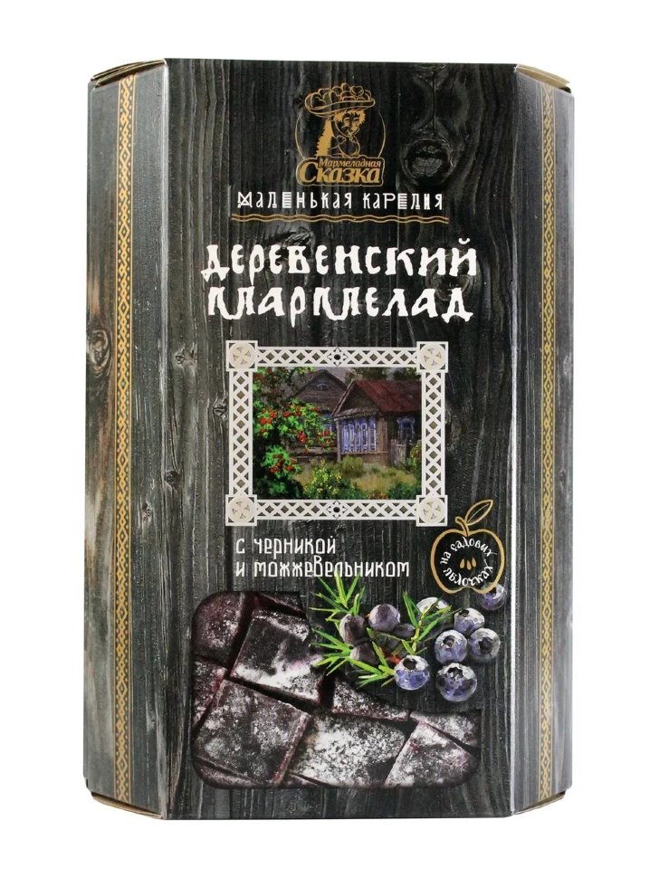  Мармелад деревенский "С черникой и можжевельником" 300г в Майкопе